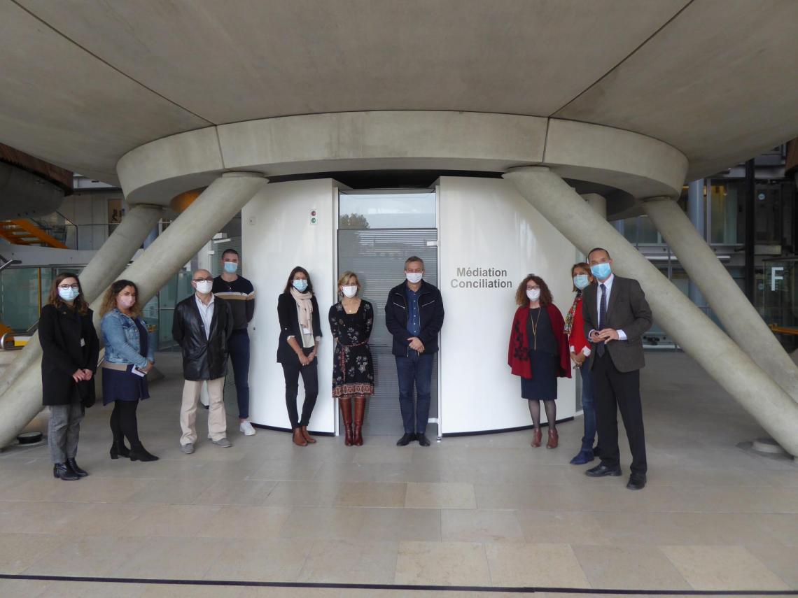 CDAD Gironde - Les nouveaux locaux du RAD du Tribunal Judiciaire de Bordeaux ont été inaugurés le 6 novembre 2020 !