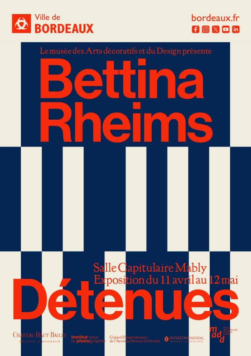 CDAD Gironde - Exposition « Détenues » de Bettina Rheims  du 11.04.2024 au 12.05.2024