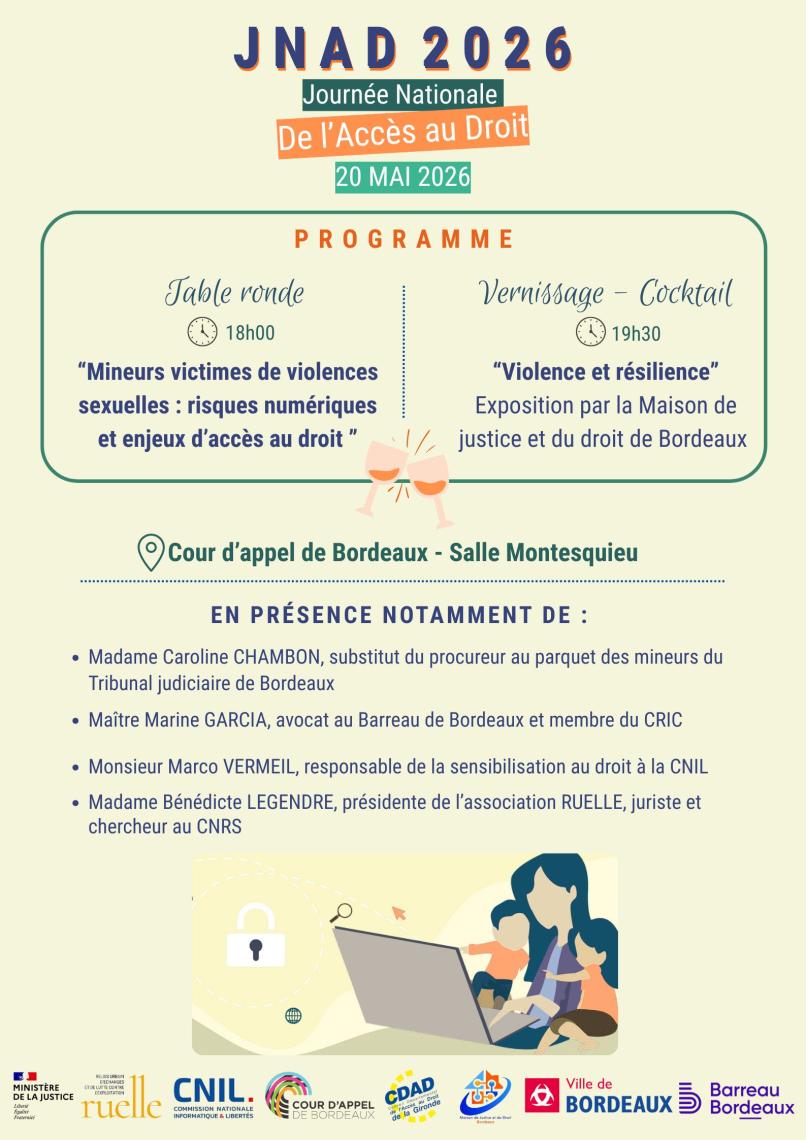 CDAD Gironde - Save the date : Mercredi 20 mai 2026 !