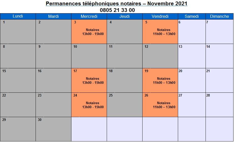 CDAD Gironde - La plateforme téléphonique des notaires de la Gironde se poursuit en novembre !